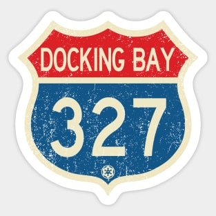 Docking Bay 327 Sticker